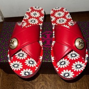 TORY BURCH MELODY CRISS CROSS SANDALS